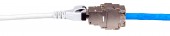 Patchcablu Cat.6a push pull ecranat RJ45 gri 10GB,LS0H, 5,0m