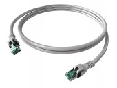 Patchcablu Cat.6a push pull ecranat RJ45 gri ,LS0H,7,5m