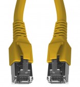 Patchcablu Cat.6a/10GB ecranat RJ45,LS0H,galben 2m