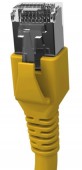 Patchcablu Cat.6a/10GB ecranat RJ45,LS0H,galben 7m
