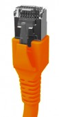Patchcablu Cat.6a/10GB ecranat RJ45,LS0H,orange 2m