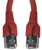 Patchcablu Cat.6a/10GB ecranat RJ45,LS0H,rosu 7m