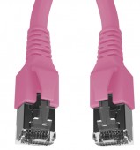 Patchcablu Cat.6a/10GB ecranat RJ45,LS0H,violet 10m