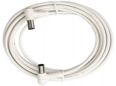 Patchcablu coax.IEC-T/IEC-M,90°,Cl.A,alb,1.5m,BAK 153-96