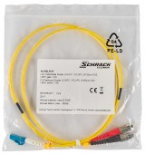 Patchcablu duplex, LC/FC, 9/125µm OS2, 3m