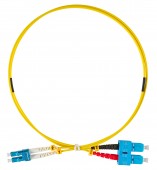 Patchcablu duplex, LC/SC, 9/125µm OS2, 1m