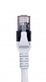 Patchcablu neecranat C6a RJ45U 10 GB, LS0H, gri, 10m