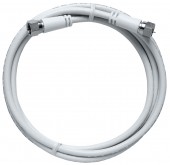 Patchcablu SAT Coax 2 x conectori F cu surub, 2m