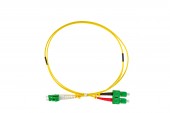Patchcord Duplex LC/APC / SC/APC, 9/125µm OS2, LS0H-3, 3m