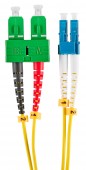 Patchcord Duplex LC/UPC - SC/APC, 9/125µm OS2, 0.5m