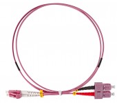 Patchcord Duplex LC/UPC - SC/UPC, 50/125µm OM4, 2.0m