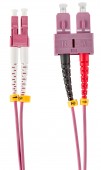 Patchcord Duplex LC/UPC - SC/UPC, 50/125µm OM4, 3.0m