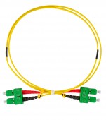Patchcord Duplex SC/APC / SC/APC, 9/125µm OS2, LS0H-3, 5m