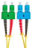 Patchcord Duplex SC/UPC - SC/APC, 9/125µm OS2, 1.0m