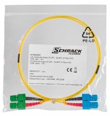 Patchcord Duplex SC/UPC - SC/APC, 9/125µm OS2, 2.0m