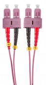 Patchcord Duplex SC/UPC - SC/UPC, 50/125µm OM4, 2.0m