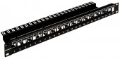 Patchpanel 19 24 porturi(SFA)(SFB) goale,1UH,negru,scurt