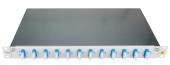 Patchpanel FO 19, 1UV, culisant, pentru 8 fibre, SC, SM