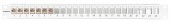 Patchpanel gol 19 pentru 24 module (SFA)(SFB), 1U, RAL7035