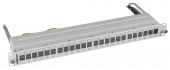 Patchpanel gri glisant gol 1U, pt. 24 module SFA/SFB