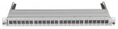 Patchpanel gri glisant gol 1U, pt. 24 module SFA/SFB