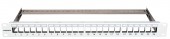 Patchpanel pt. 24 module TOOLLESS LINE, 1UH, 19, RAL7035
