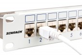 Patchpanel pt. 24 module TOOLLESS LINE, 1UH, 19, RAL7035