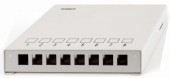 Patchpanel pt. 8 module TOOLLESS LINE, aplicat, RAL7035