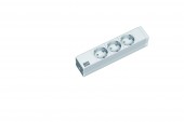 PDU 10' 3xSchuko, 2 m fisa Schuko, AL