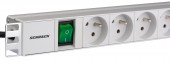 PDU 19, 8xUTE c.On/Off , profil ALU 1U, cablu 2m,RAL7035