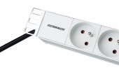 PDU 19, 9xUTE, profil PVC 1U, cablu conexiune 2m,RAL7035