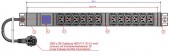 PDU IT Meter cu contor de energie,12xC13,19