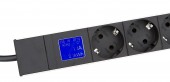 PDU IT Meter cu contor energie, 8xSchuko,19,1UH,aluminiu