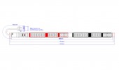 PDU Vertical 20xC13,3xC19,3m fisa CEE, AL,32A230V,intr.Prot.