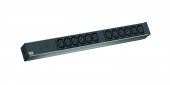 PDU19' 12xC13, 2 m fisa C14, AL, protectie fuzibil 10A