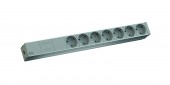 PDU19' 7xSchuko, 2 m fisa Schuko, AL, Filtru