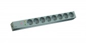 PDU19' 8xSchuko, 2 m fisa Schuko, AL,prot.