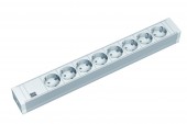 PDU19' 8xSchuko Alb, 2 m fisa Schuko, PVC