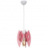 Pendul Elips Roz 1XE14 60W 70cm