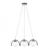 Pendul Glace 3XE27 IP20, negru, Erste