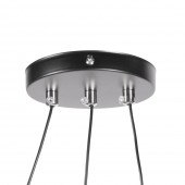 Pendul Glace 3XE27 IP20, negru, Erste