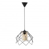 Pendul Kontes Negru 1xE27 60W