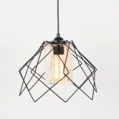 Pendul Kontes Negru 1XE27 60W