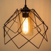 Pendul Kontes Negru 1XE27 60W