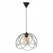 Pendul Leylak Negru 1xE27 60W