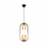 Pendul Monet 2XE27, negru antic, Oktay