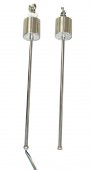 pendul pereche, placat cu crom, 500mm precablat