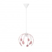 Pendul Peri Drip Roz 1XE27 60W 70cm