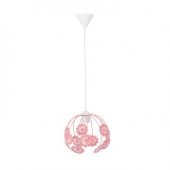Pendul Peri Flowers Roz 1XE27 60W 70CM