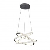 Pendul Style LED 140W 1m 3CCT cu telecomanda, crom, Erste